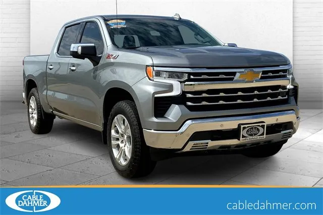Gray 2024 Chevrolet Silverado 1500 LTZ for sale in Topeka, KS