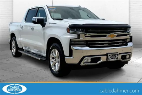 White 2019 Chevrolet Silverado 1500 LTZ for sale in Topeka, KS