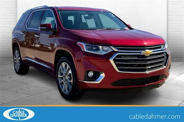 Red 2020 Chevrolet Traverse Premier for sale in Topeka, KS