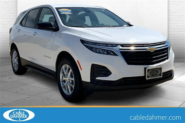 White 2023 Chevrolet Equinox LS for sale in Topeka, KS