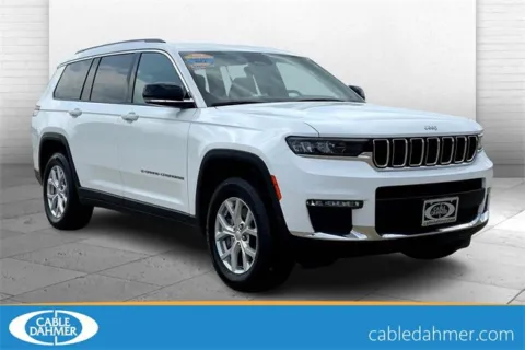 White 2023 Jeep Grand Cherokee L Limited for sale in Topeka, KS