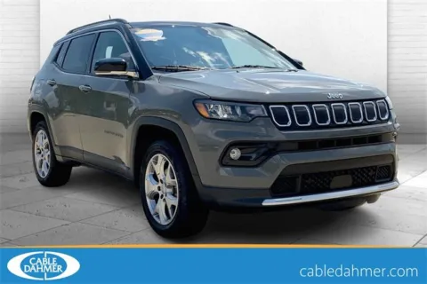 Gray 2022 Jeep Compass Limited for sale in Topeka, KS