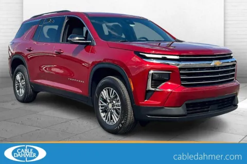 Red 2026 Chevrolet Traverse FWD LT for sale in Topeka, KS