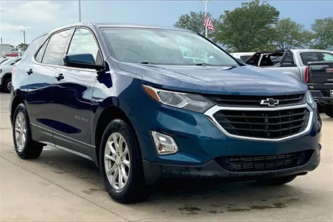 Blue 2019 Chevrolet Equinox LT for sale in Topeka, KS