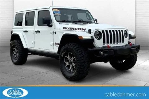 White 2018 Jeep Wrangler Unlimited Rubicon for sale in Topeka, KS