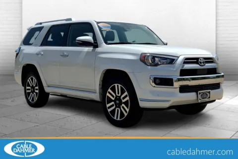 White 2023 Toyota 4Runner Limited for sale in Topeka, KS