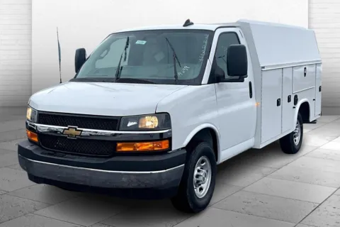 Photos of 2025 Chevrolet Express Cutaway 3500 1WT for sale in Topeka, KS at Cable Dahmer of Topeka