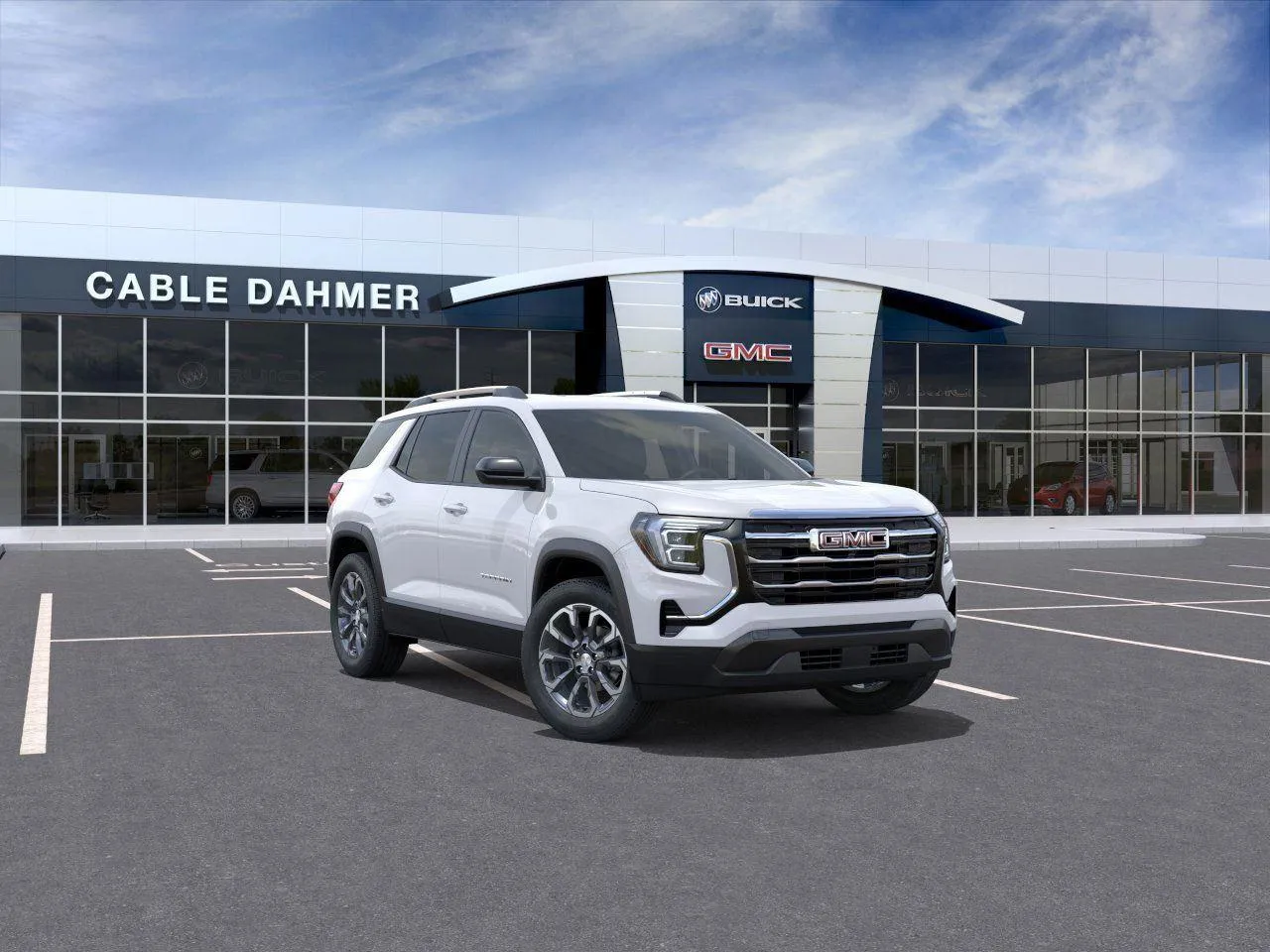 White 2026 GMC Terrain FWD Elevation for sale in Topeka, KS