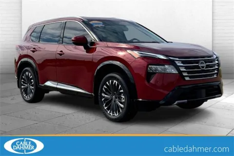 Red 2024 Nissan Rogue Platinum for sale in Topeka, KS