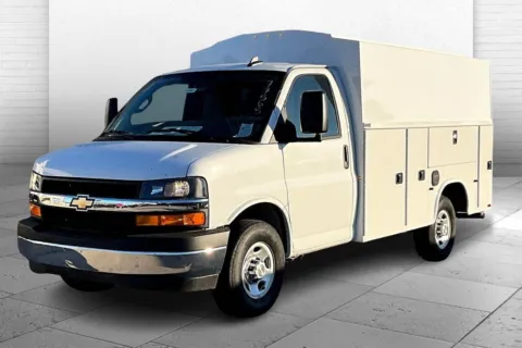 Photos of 2025 Chevrolet Express Cutaway 3500 1WT for sale in Topeka, KS at Cable Dahmer of Topeka