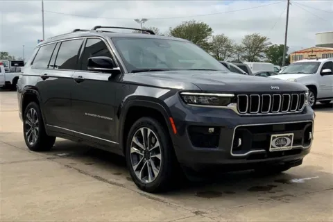 Gray 2023 Jeep Grand Cherokee L Overland for sale in Topeka, KS