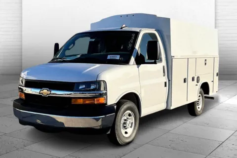 Photos of 2025 Chevrolet Express Cutaway 3500 1WT for sale in Topeka, KS at Cable Dahmer of Topeka
