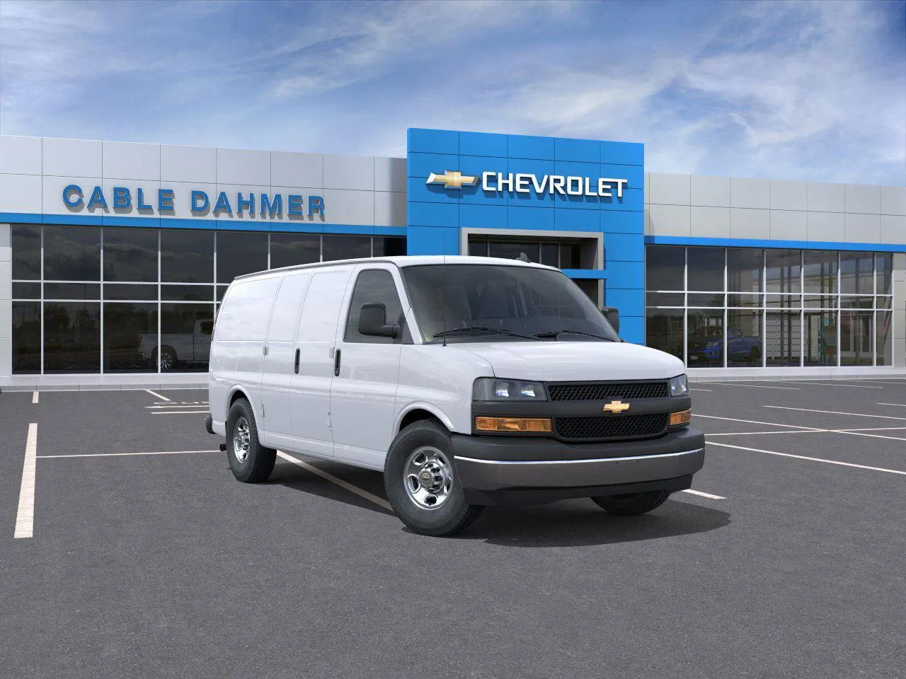 White 2025 Chevrolet Express Cargo 2500 WT for sale in Topeka, KS