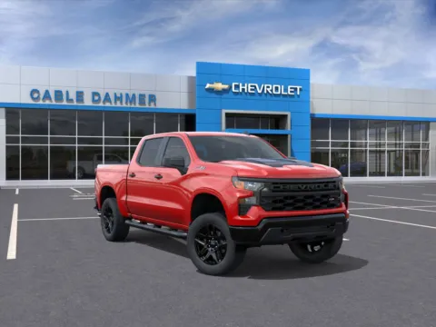 Red 2025 Chevrolet Silverado 1500 Custom Trail Boss for sale in Topeka, KS