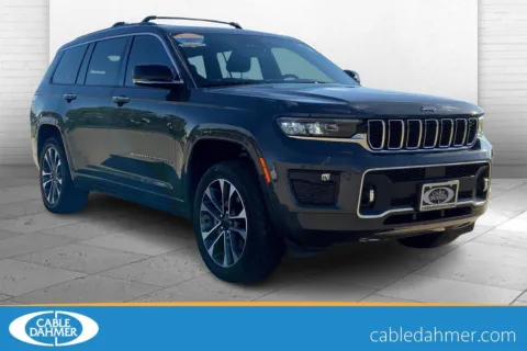 Gray 2023 Jeep Grand Cherokee L Overland for sale in Topeka, KS