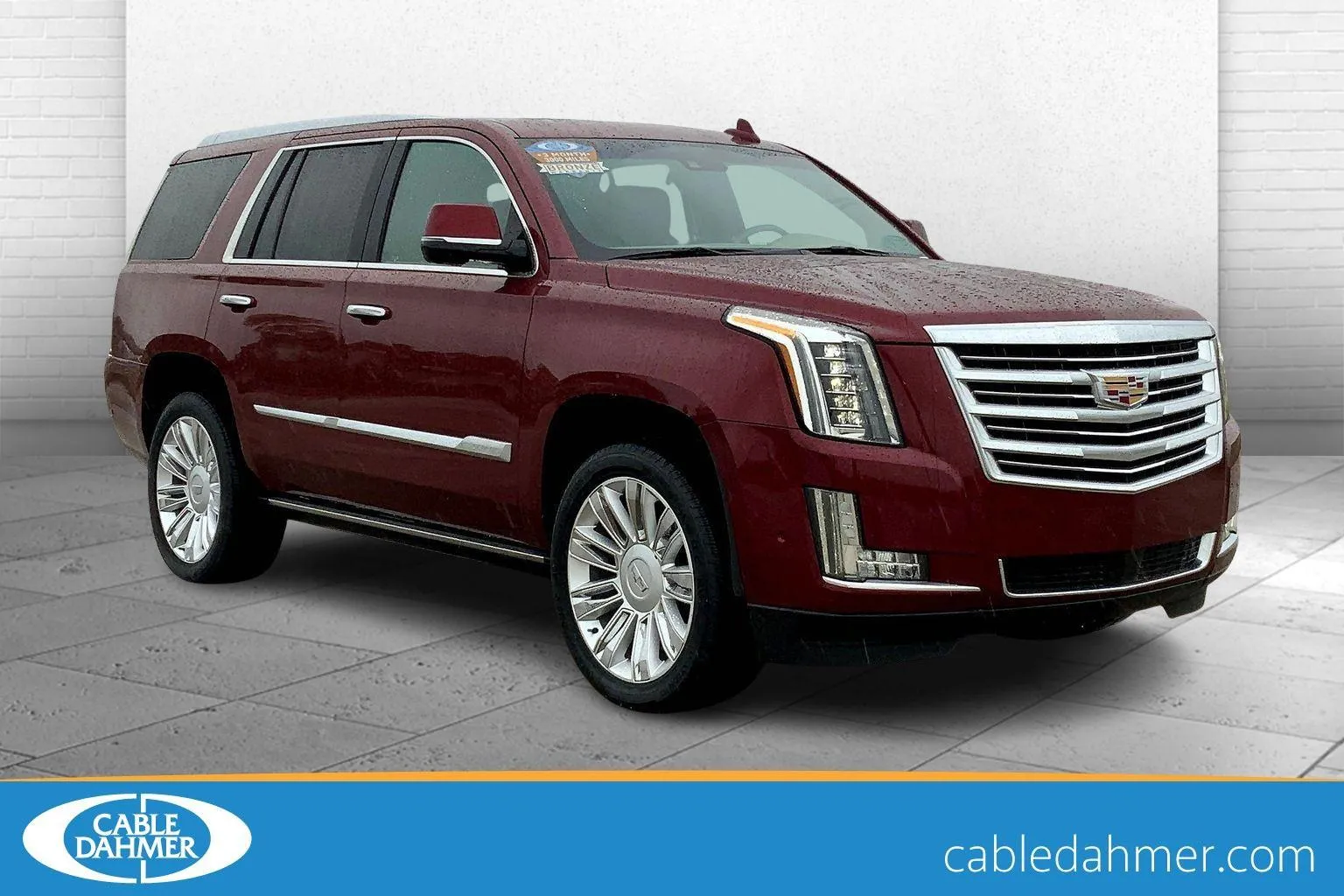 Red 2019 Cadillac Escalade Platinum for sale in Topeka, KS