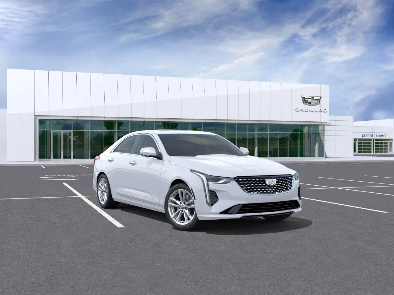 White 2026 Cadillac CT4 Luxury for sale in Topeka, KS