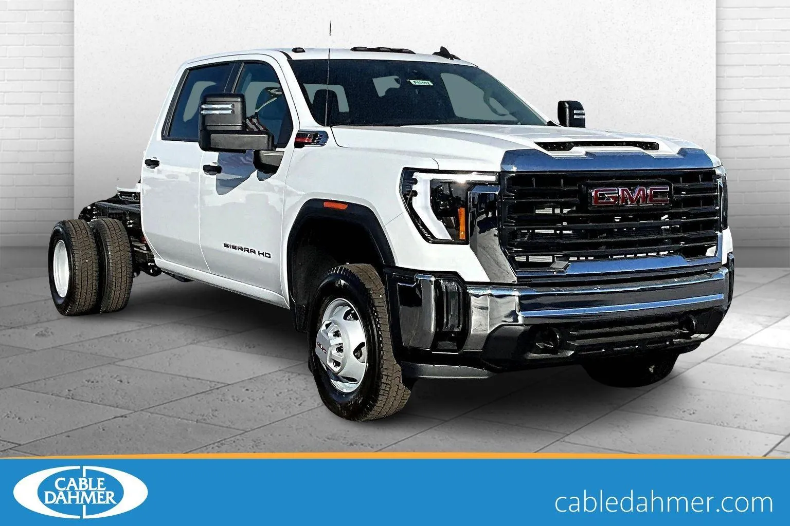 White 2026 GMC Sierra 3500 HD Chassis Cab Pro for sale in Topeka, KS