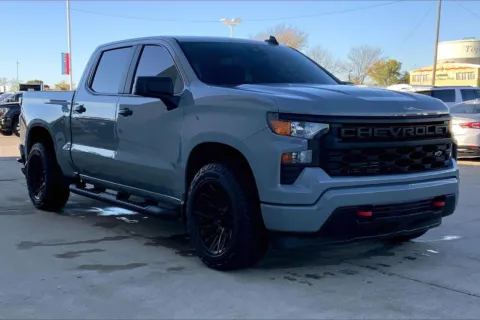 Gray 2025 Chevrolet Silverado 1500 Custom for sale in Topeka, KS