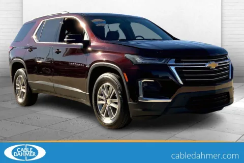 Black 2023 Chevrolet Traverse LT Cloth for sale in Topeka, KS