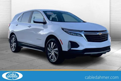 White 2022 Chevrolet Equinox LT for sale in Topeka, KS