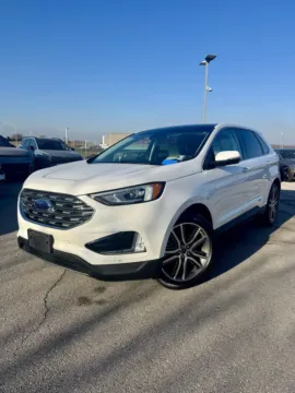 White 2020 Ford Edge Titanium for sale in Lee's Summit, MO