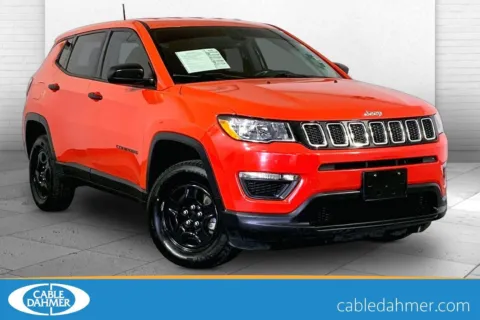Orange 2017 Jeep COMPASS SPORT for sale in Lee's Summit, MO