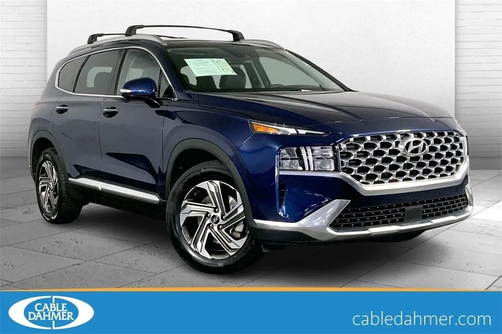 Blue 2022 Hyundai Santa Fe SEL for sale in Lee's Summit, MO