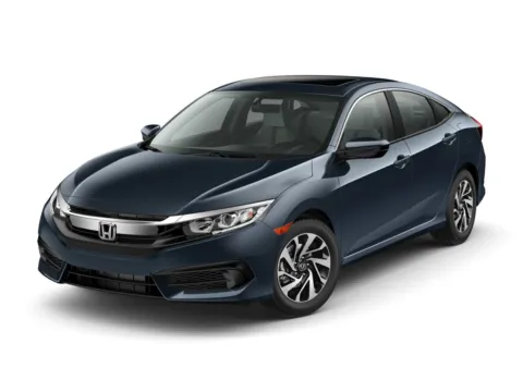 Red 2017 Honda Civic EX for sale in Lee's Summit, MO