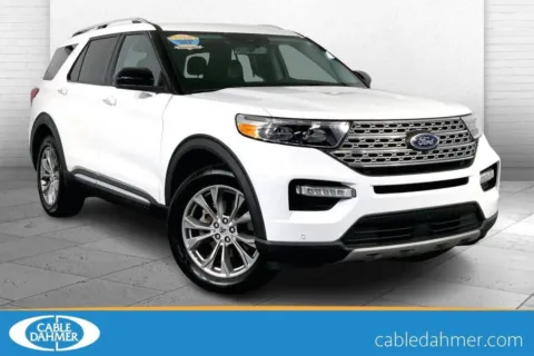 White 2023 Ford Explorer Limited for sale in Lee's Summit, MO