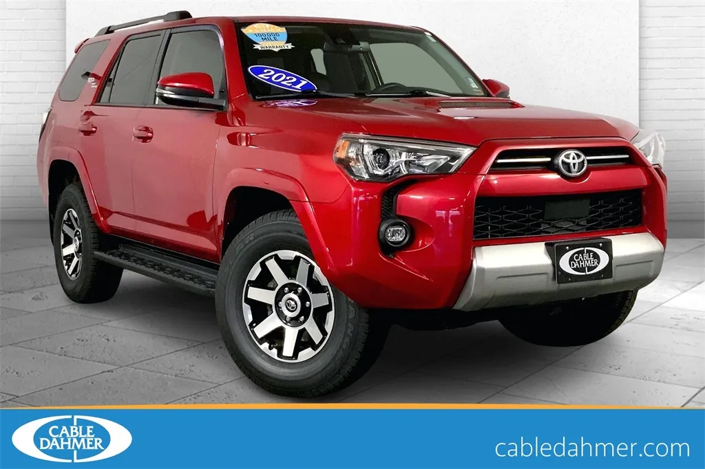 Red 2021 Toyota 4Runner TRD Off-Road Premium for sale in Lee's Summit, MO