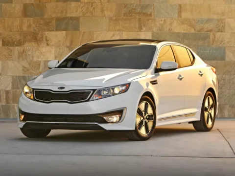 White 2012 Kia Optima Hybrid EX for sale in Lee's Summit, MO