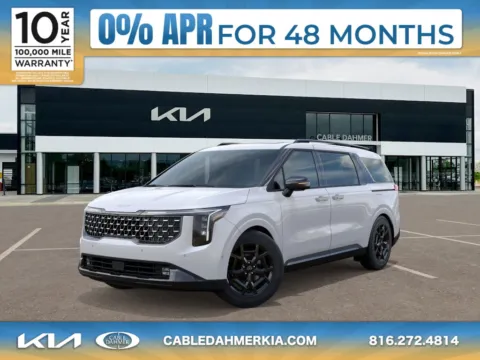 White 2025 Kia Carnival SX for sale in Lee's Summit, MO