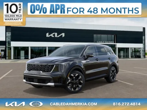 Black 2025 Kia Sorento SX for sale in Lee's Summit, MO