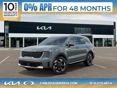 Green 2025 Kia Sorento Hybrid EX for sale in Lee's Summit, MO