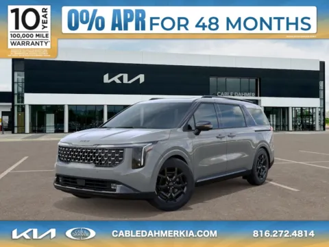 Silver 2025 Kia Carnival Hybrid SX Prestige for sale in Lee's Summit, MO