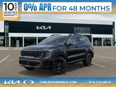 Gray 2025 Kia Sorento X-Line EX for sale in Lee's Summit, MO