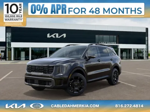 Black 2025 Kia Sorento X-Line SX Prestige for sale in Lee's Summit, MO