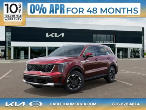 Red 2025 Kia Sorento S for sale in Lee's Summit, MO