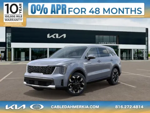 Silver 2025 Kia Sorento EX for sale in Lee's Summit, MO