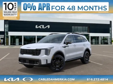 White 2025 Kia Sorento X-Line SX Prestige for sale in Lee's Summit, MO