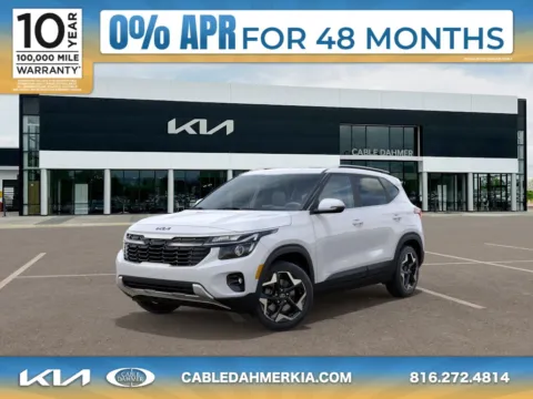 White 2025 Kia Seltos EX for sale in Lee's Summit, MO