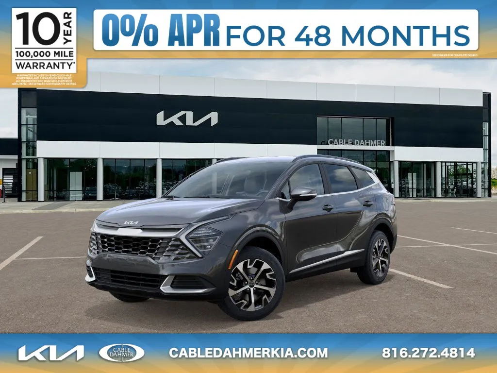 Gray 2025 Kia Sportage Hybrid EX for sale in Lee's Summit, MO