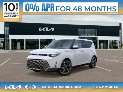 White 2025 Kia Soul EX for sale in Lee's Summit, MO