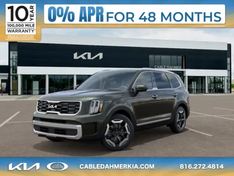 Green 2025 Kia Telluride S for sale in Lee's Summit, MO