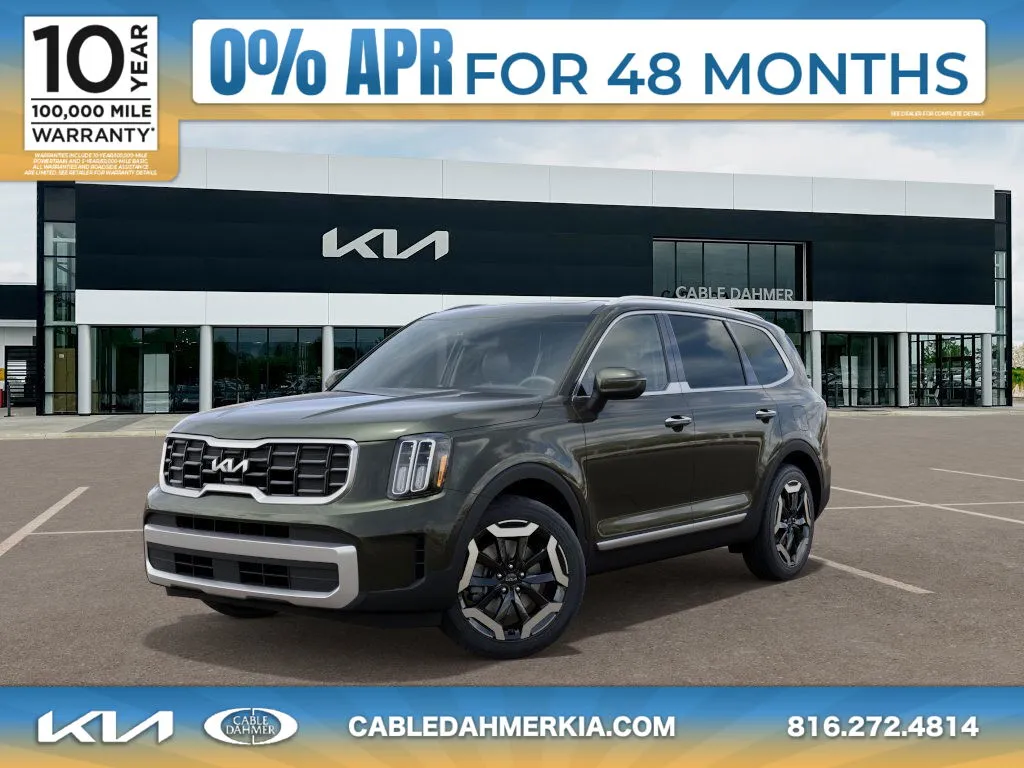 Green 2025 Kia Telluride S for sale in Lee's Summit, MO