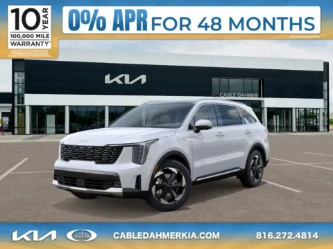 White 2025 Kia Sorento Hybrid SX Prestige for sale in Lee's Summit, MO