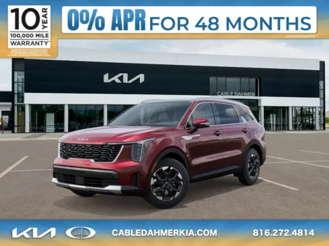 Red 2025 Kia Sorento S for sale in Lee's Summit, MO