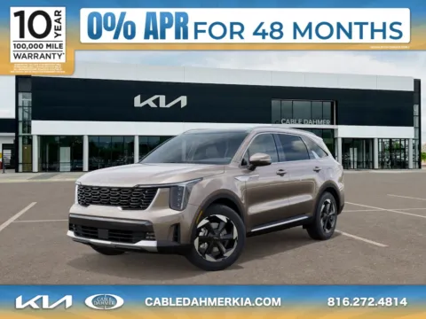 Beige 2025 Kia Sorento Hybrid EX for sale in Lee's Summit, MO