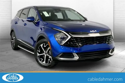 Blue 2024 Kia Sportage EX for sale in Lee's Summit, MO